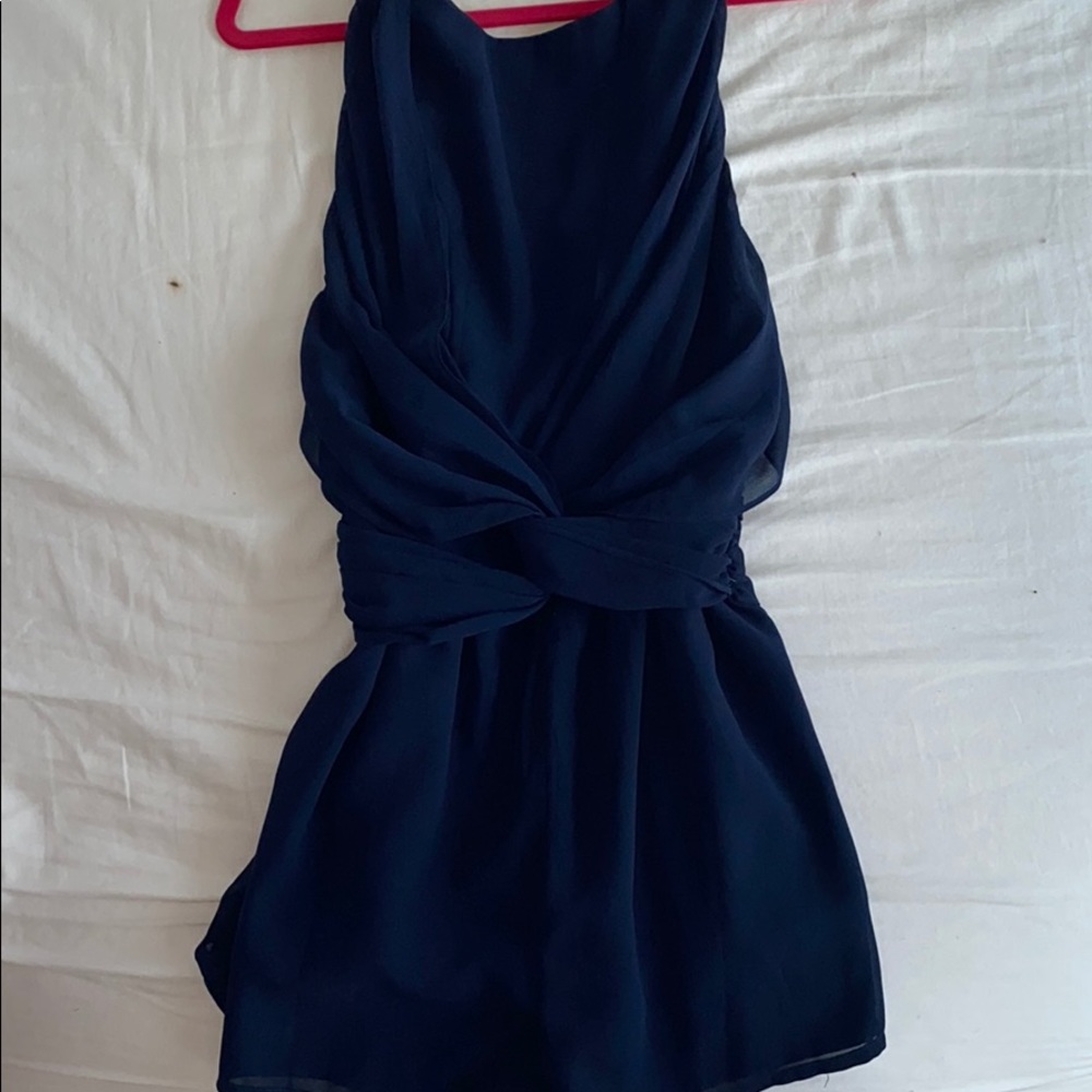 Navy blue romper